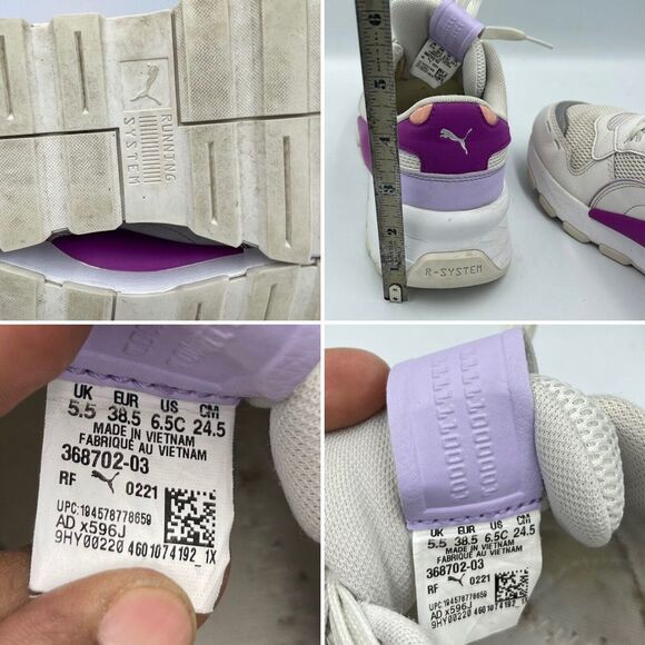 PUMA SNEAKER 6.5C [368702 03] RS 2.0 ARCADE AMUSE JR NIMBUS CLOUD PK60 Youth - Picture 8 of 16